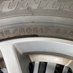 DUNLOPタイヤとホイールセットの画像