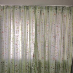新品未使用遮光カーテン+レースカーテンの画像