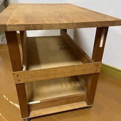 自作キャスター台の画像