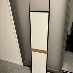 ニトリ　高さが調整可能なドア掛けミラー 幅28cm 高さ120cm(ダークブラウン)の画像