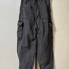 GU デニムスーパーワイドカーゴパンツ Sサイズの画像