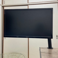 【🔸定価20,000円】PCモニター+モニターアームの画像