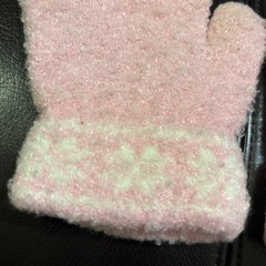 キッズ　のびのび手袋　ふんわりピンクの画像