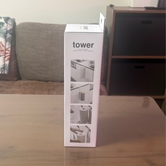 towerキッチンペーパー ホルダー マグネット tower シンク扉キッチンペーパーホルダー 【新品未使用】の画像