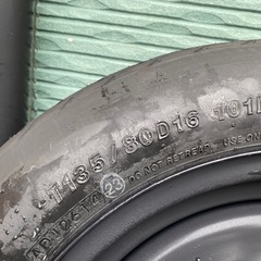 86 BRA ZN6 ZC6 スペアタイヤの画像