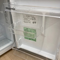 【家電1年保証付き】Hisense 2ドア冷蔵庫のご紹介です！の画像