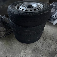 ダイハツ　純正ホイールタイヤ付きの画像