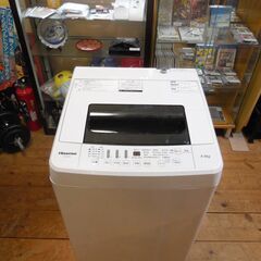 Hisense / ハイセンス  洗濯機　4.5kg HW-T45C  2019年製の画像