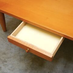 zyt2509ジ 未使用/長期保管品 センターテーブル 幅120cm 奥行60cm リビングテーブル ナチュラル/かわいい/平成レトロ/店頭展示品/中古家具/宮城県仙台市 71010-09の画像