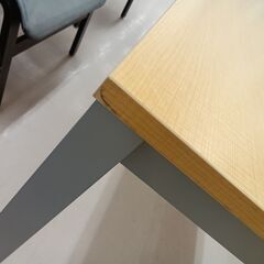 リユースのサカイ栃木店★ジモティ割あり★  テーブル ライトブラウン×グレー W210×D90×H70 クリーニング済み TC11176の画像