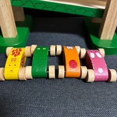 【10月末まで】森のうんどう会 マルチカラー 木製　スロープトイの画像