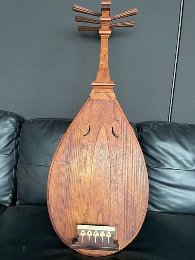 古い琵琶　古道具　和楽器　五弦 筑前琵琶 (五弦五柱) | 骨董品買取・和楽器買取 五宝堂