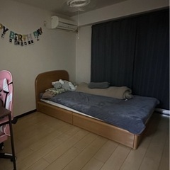 木製
ベッドの画像