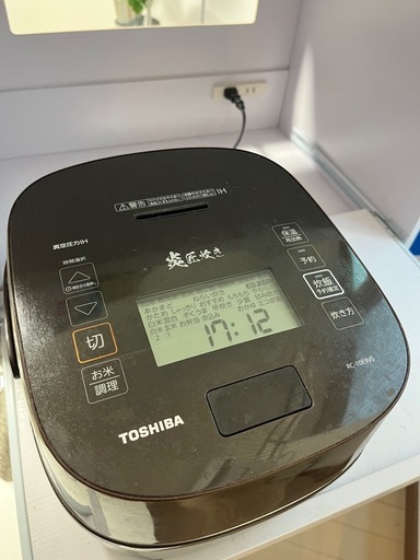 TOSHIBA 炊飯器　炎匠炊き