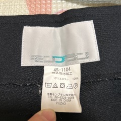 【新品未使用】黒のエプロンの画像