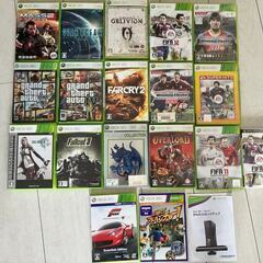 Xbox360　KINECT　250GB本体1式及びソフト大量45本～50本（日本未発売のものも含む）の画像