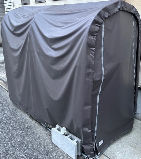 自転車雨よけ
厚手テント