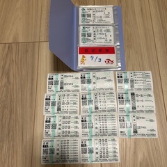 #JRA #競馬 レース #馬券 指定席章 複数枚まとめ売りの画像