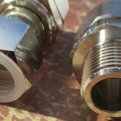☆ サンコー 13mm 新S型自在ユニオン金具 現地加工型強化ガスホース用接続金具◆ガス機器パーツの画像