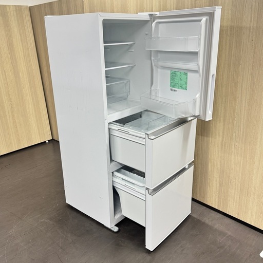 A1663配達♻️設置可能‼️HISENSE 3ドア冷蔵庫HR-D2801W 282L 2022年製