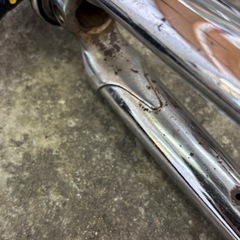 ［自転車専門店］USEDフレームセット☆ズノウロードバイク・サイズ570mmの画像