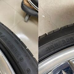 WORK LS207 19インチ アルミホイール・タイヤセット フロント 19x9.0JJ +26 リア 19x10.5JJ +32, 5H-114.3  265/30R19 275/30ZR19 2021 (A559yxwY)の画像