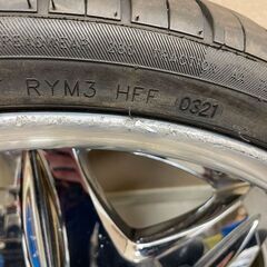 WORK LS207 19インチ アルミホイール・タイヤセット フロント 19x9.0JJ +26 リア 19x10.5JJ +32, 5H-114.3  265/30R19 275/30ZR19 2021 (A559yxwY)の画像