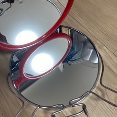 鏡二つの画像
