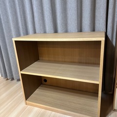 無印良品　木製シェルフ　棚の画像