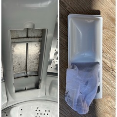 Haier 全自動電気洗濯機 ブラック 2022年製の画像