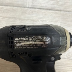 マキタ　インパクトドライバー  TD138Dの画像