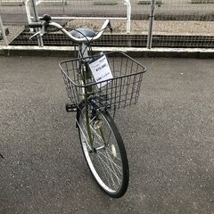 【ジャングルジャングル石川金沢店】 自転車 グリーン 26インチ 動作確認／クリーニング済みの画像