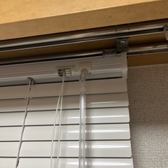 【幅127x丈78cm】アルミブラインド ホワイト 美品の画像