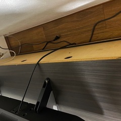 【美品！】黒木目テレビ台の画像