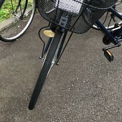 【ジャングルジャングル石川金沢店】 自転車 ダークブルー 27インチ 動作確認／クリーニング済みの画像