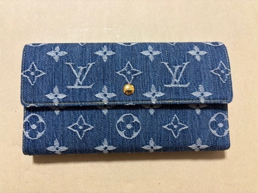 ［美品］Louis Vuitton  デニムモノグラム　長財布