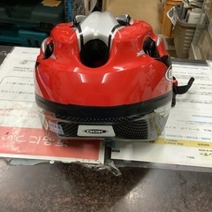 OGK KABUTO 児童用自転車ヘルメット　赤　リサイクルショップ宮崎屋　佐土原店　25.10.19Fの画像