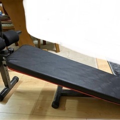 ダンベル30キロ×2、ベンチ台セット
の画像