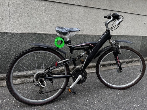 326-1番 全車両格安販売‼️ 26インチ 変速 ダンパー マウンテンバイク