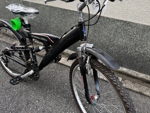 326-1番 全車両格安販売‼️ 26インチ 変速 ダンパー マウンテンバイク