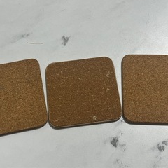 パリデザイン コルクコースター 3枚セットの画像
