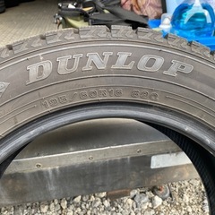 【お話し中】良品.ダンロップ.ウィンターマックスWM02.スタッドレスタイヤ.4本セット.195/60R16の画像