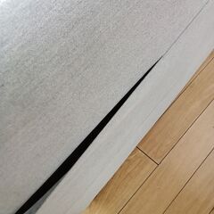 ★ジモティ割あり★ IKEA 2人掛けソファ ANGERSBY アンゲルスビー　ライトグレー H74×D77×W133 クリーニング済み TK6935の画像