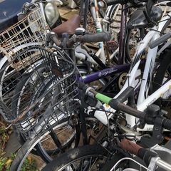防犯登録解除済み　自転車　ジャンク　部品取り 1台500円の画像
