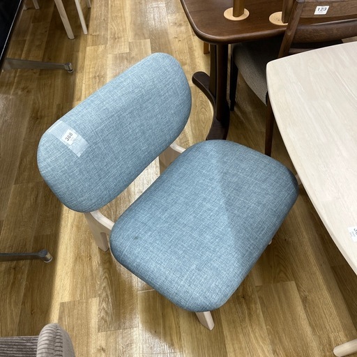 ダイニング３点セット ニトリ リラックス アイボリー×ブルー のご紹介です！