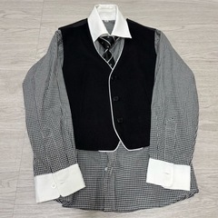 子供用スーツ 男の子 フォーマル 入学式 卒園式 130サイズ ワンダーファクトリーの画像