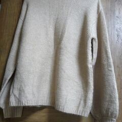 （未使用）Earch Music ＆Ecology　ピンクベージュニットの画像