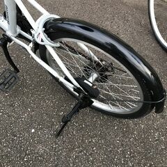 【ジャングルジャングル石川金沢店】 折りたたみ自転車 ホワイト 20インチ 動作確認／クリーニング済みの画像