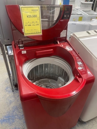 【ジャングルジャングル深井店】★洗濯機　アクア　AQW-LV80G　2019年製 生活家電 家電 堺市（中区 堺区 西区 東区 南区） 和泉市 河内長野市 富田林市 松原市 狭山市 深井 【FU2780】