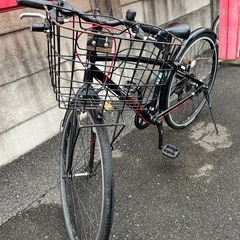 NO:44 子供車BRIDGESTONE シュライン  26インチ　ブラックの画像